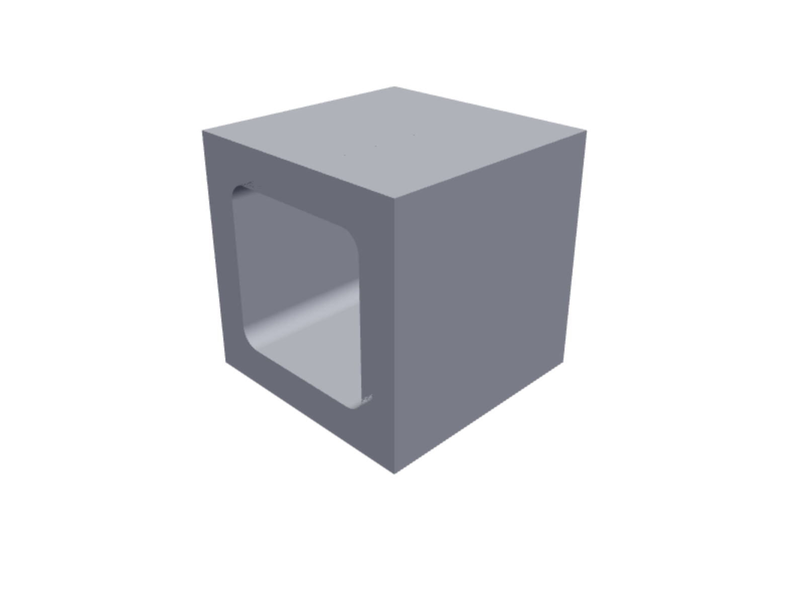 Concrete block 19x19x19